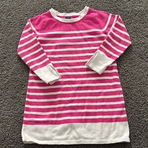 GAP Kids Striped Pink and White Sweater